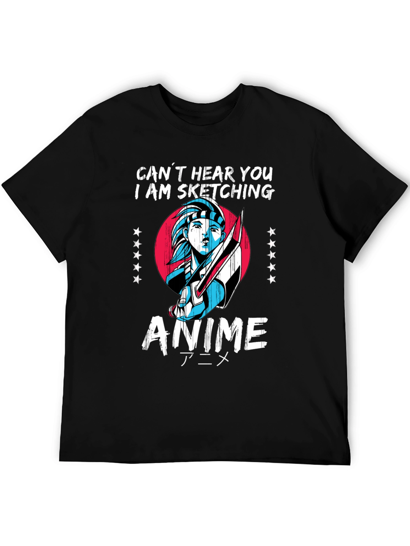 Anime Sketching T-Shirt - Artistic Fashion