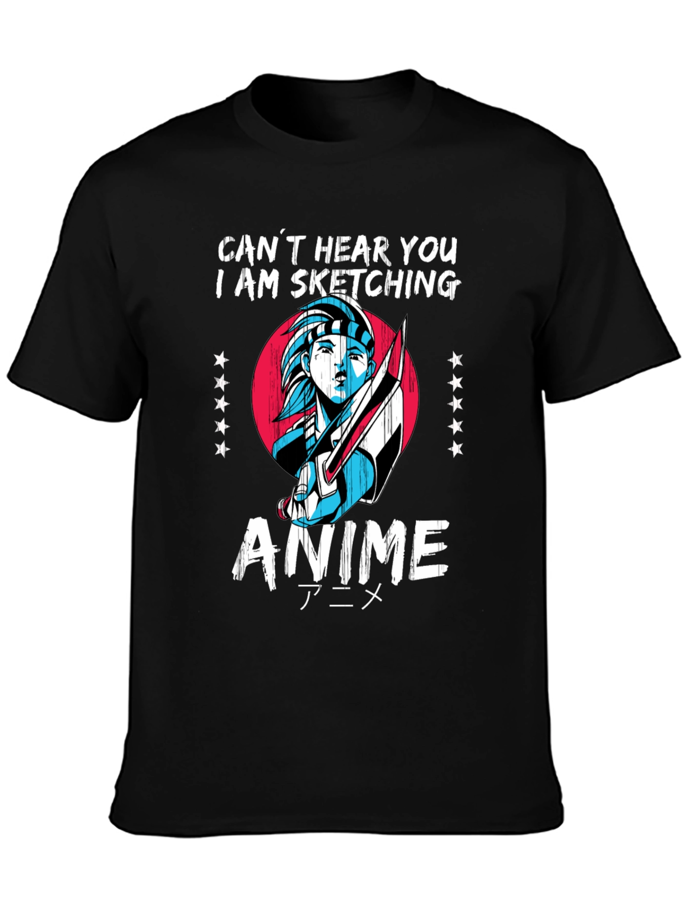 Anime Sketching T-Shirt - Artistic Fashion