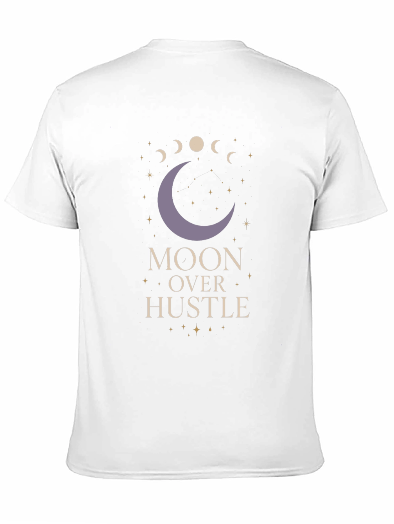 Moon Over Hustle Graphic Tee - Black