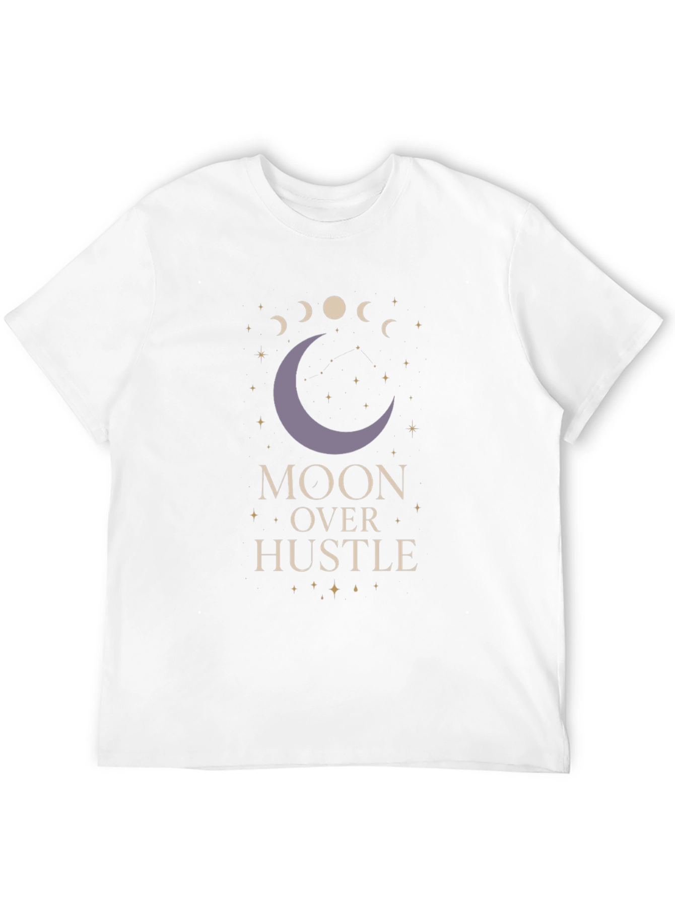 Moon Over Hustle Graphic Tee - Black