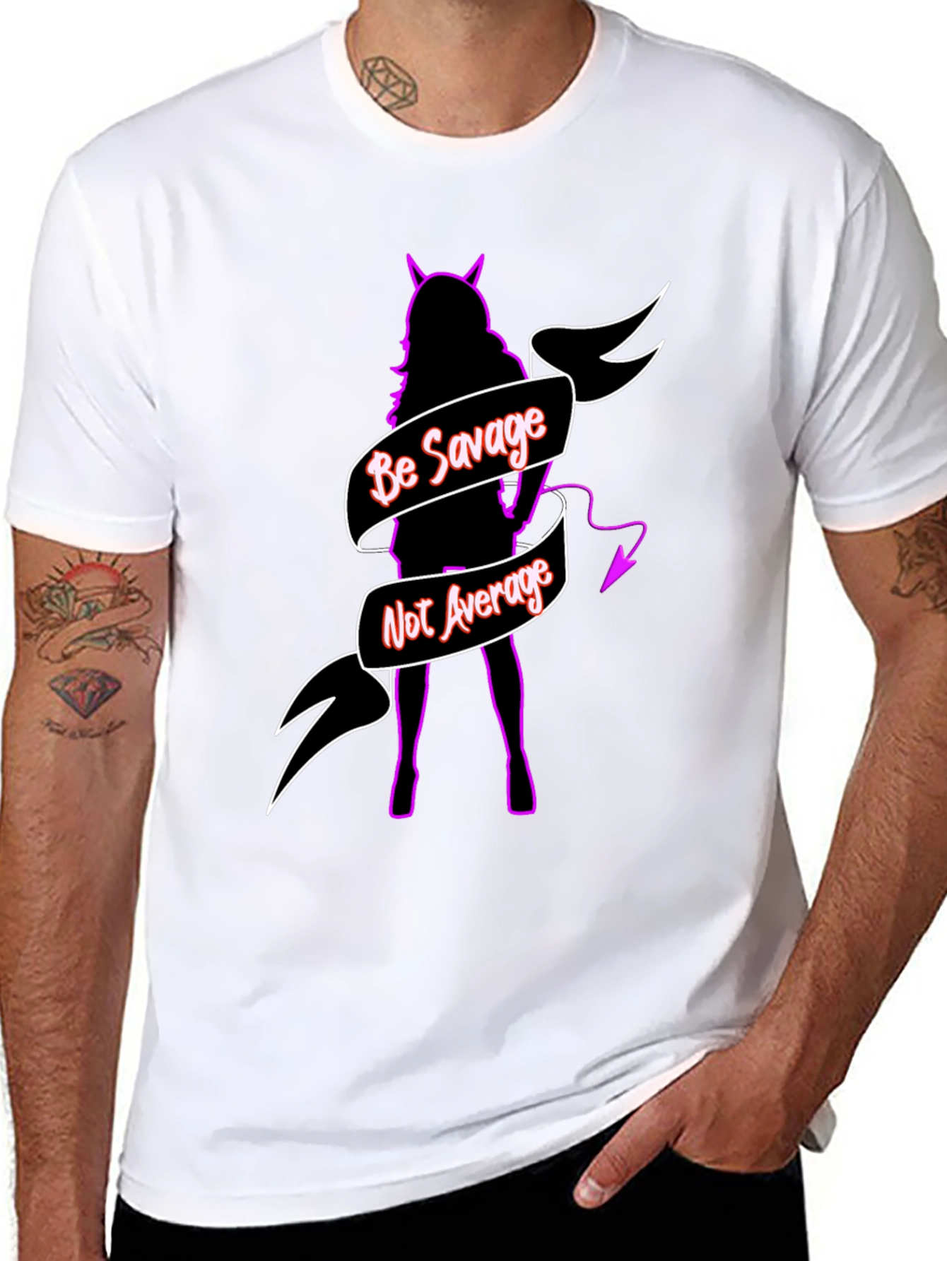 Be Savage Tee - Devilish Design