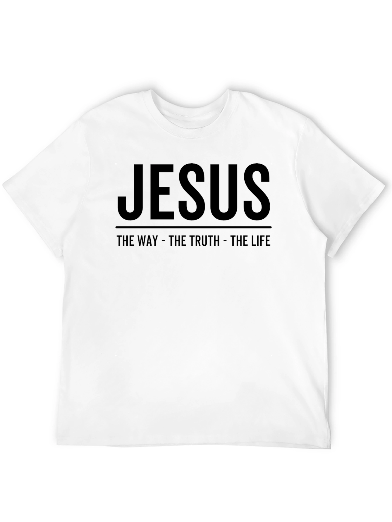 Jesus Way Truth Life Black Tee