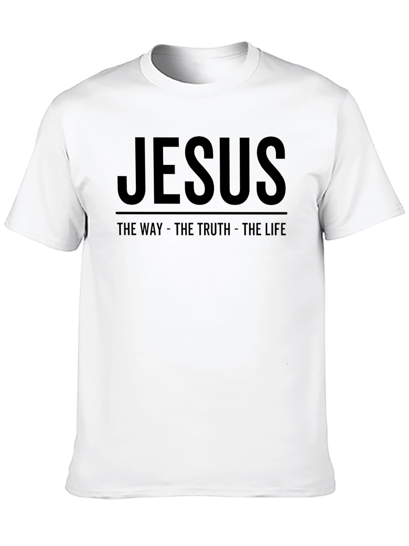 Jesus Way Truth Life Black Tee