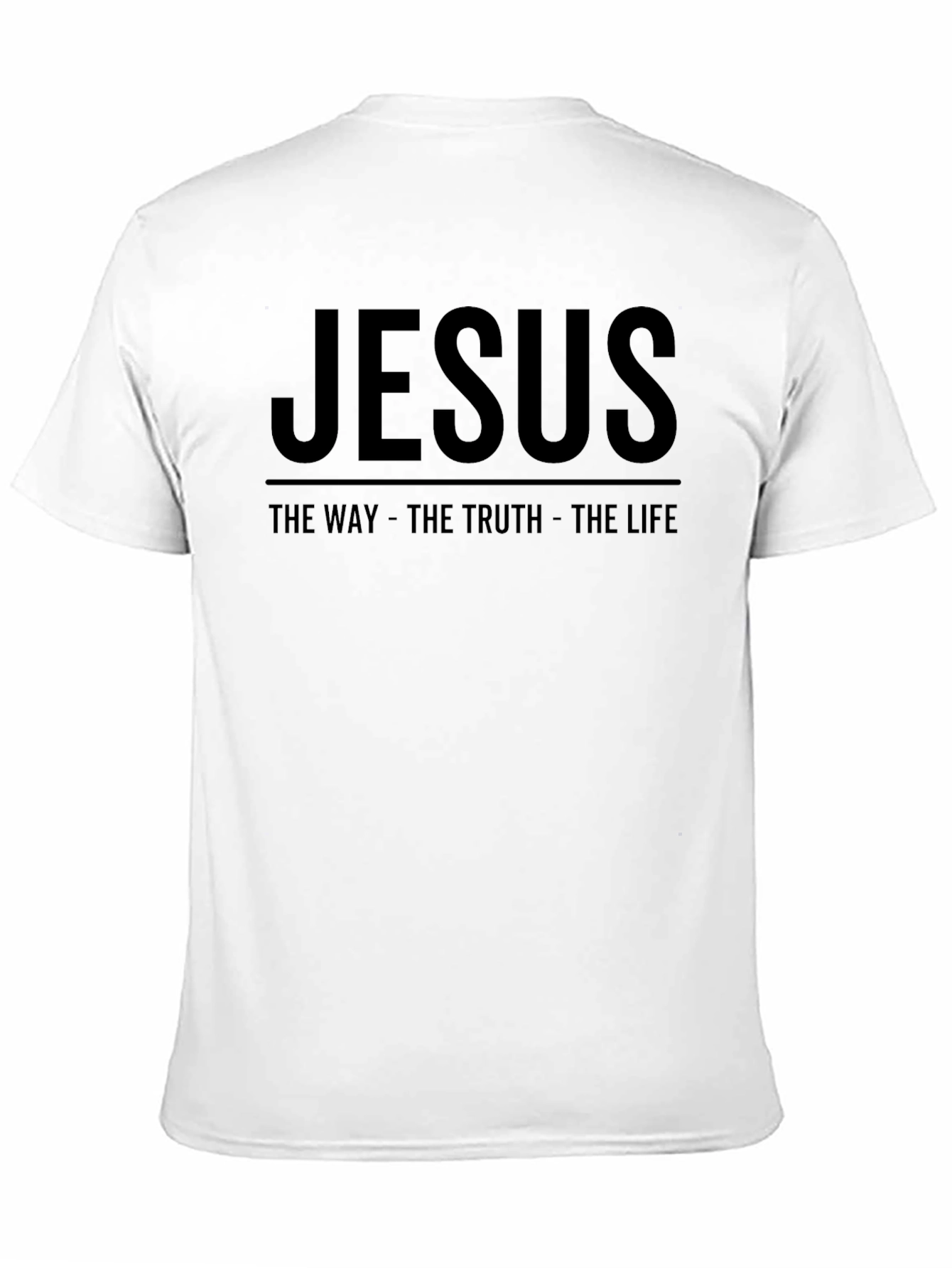 Jesus Way Truth Life Black Tee
