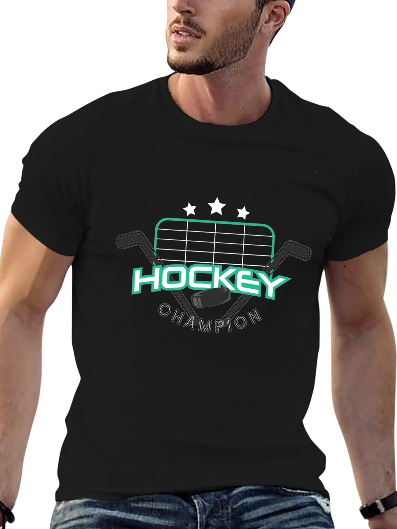 Hockey Champion Graphic T-Shirt