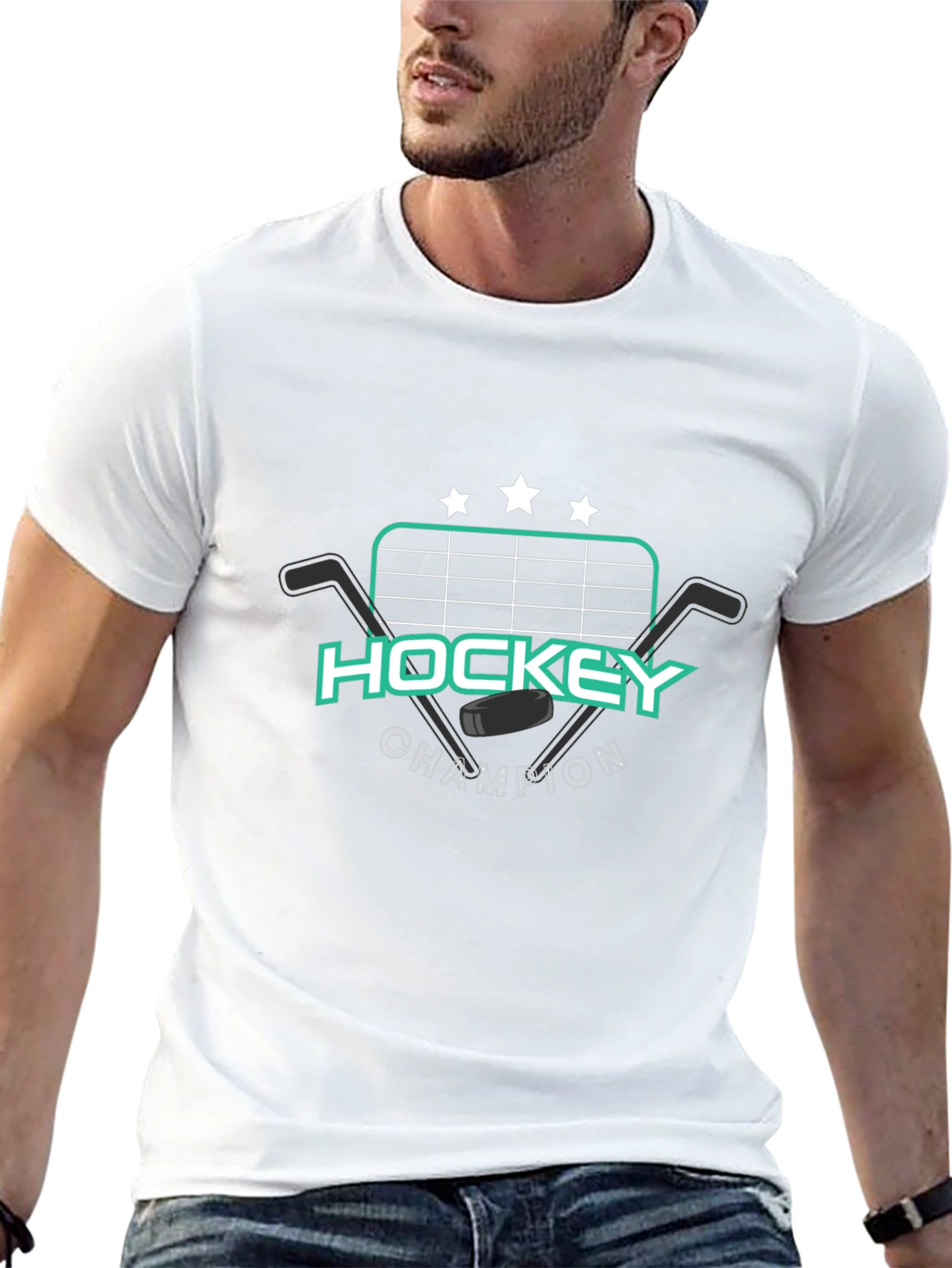 Hockey Champion Graphic T-Shirt