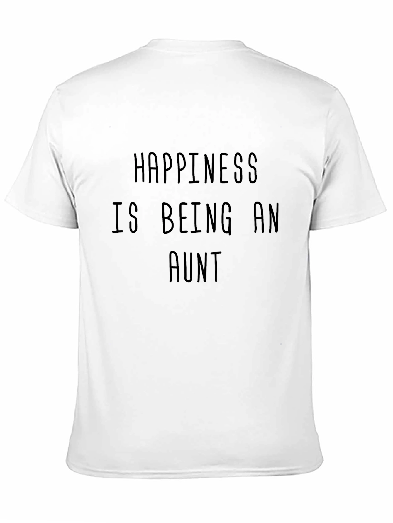 Happiness is Being an Aunt Black T-Shirt