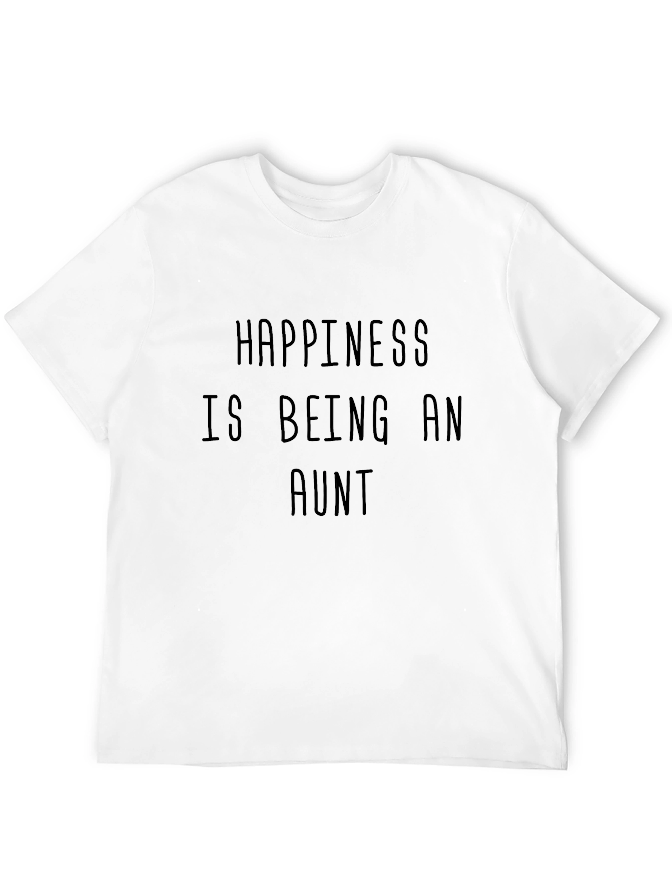 Happiness is Being an Aunt Black T-Shirt
