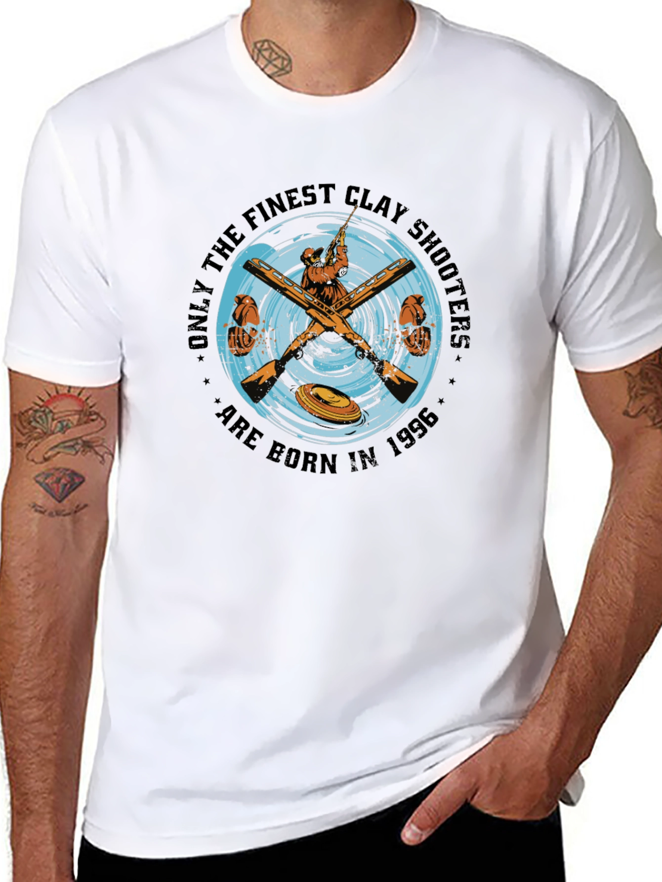 Finest Clay Shooters T-Shirt - Born in 1996