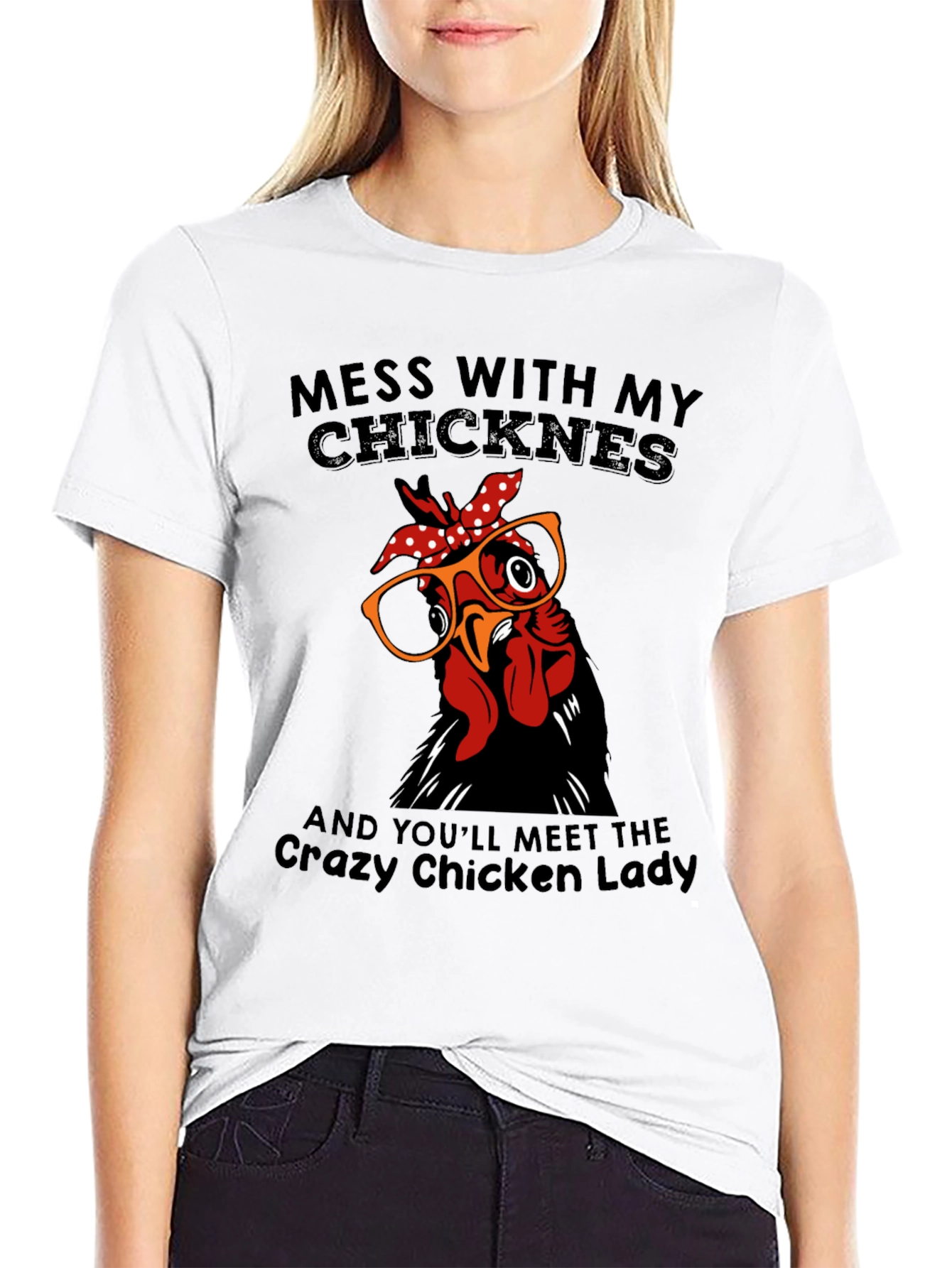 Crazy Chicken Lady T-Shirt