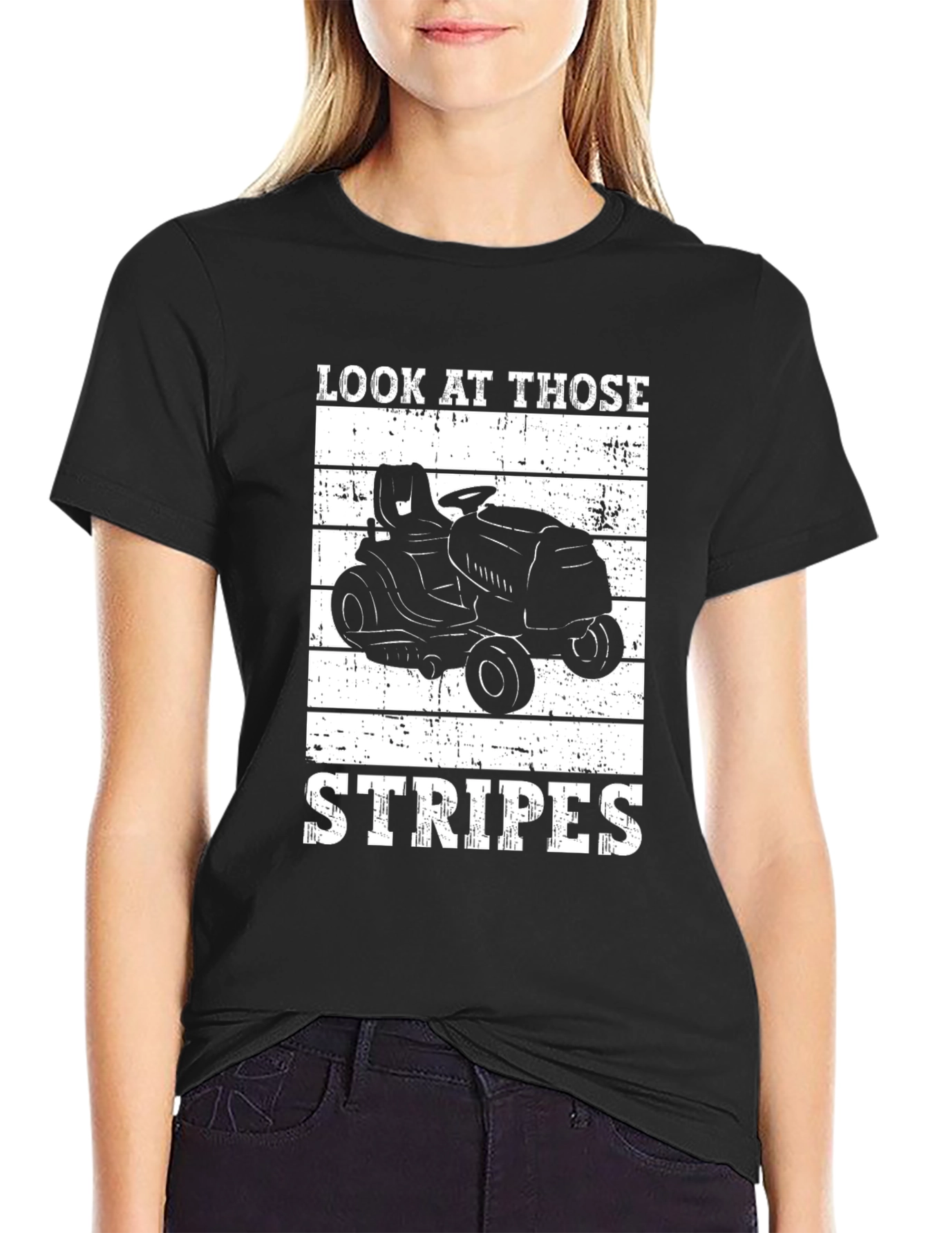Look At Those Stripes Lawn Mower T-Shirt