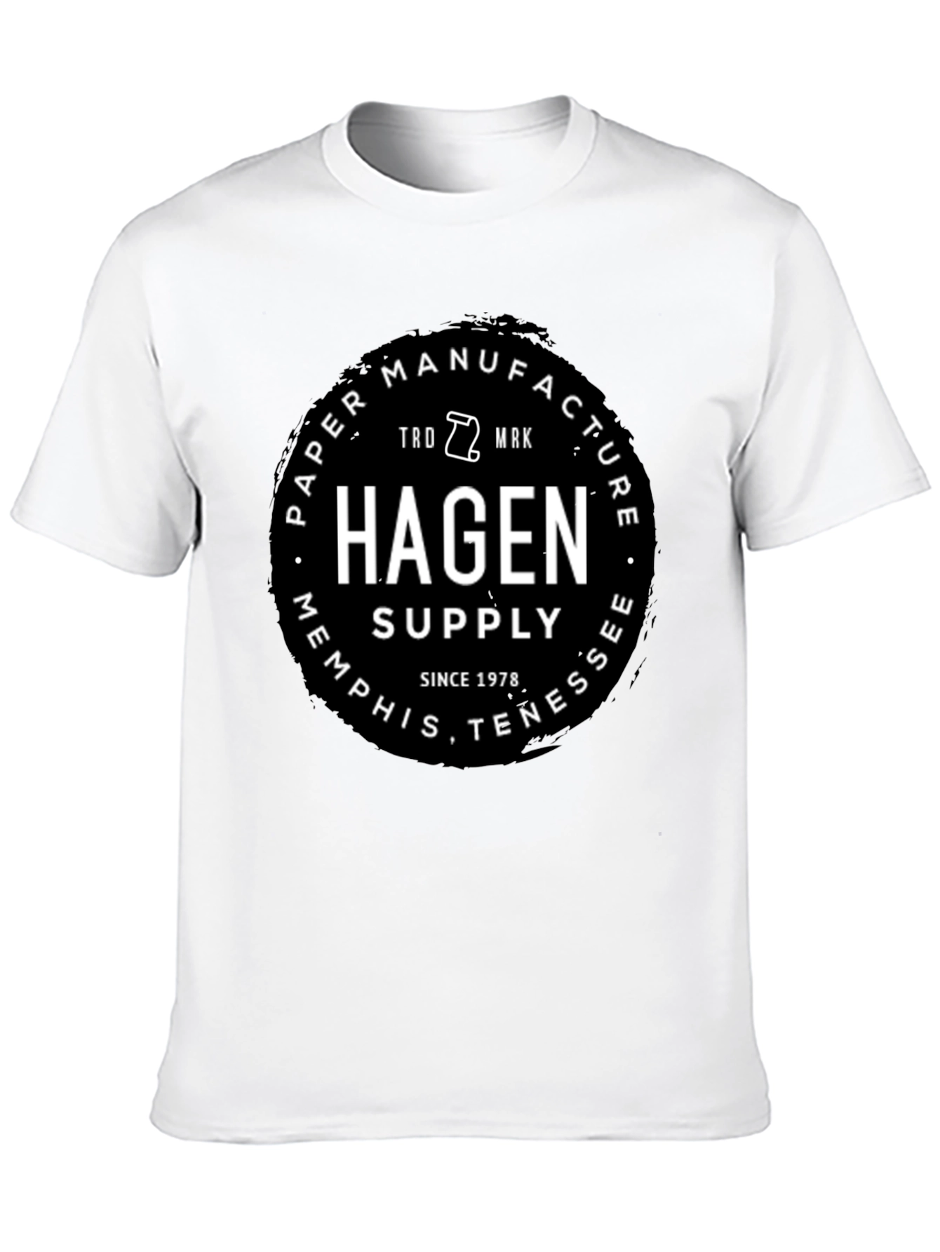 Hagen Paper Manufacture Black T-Shirt