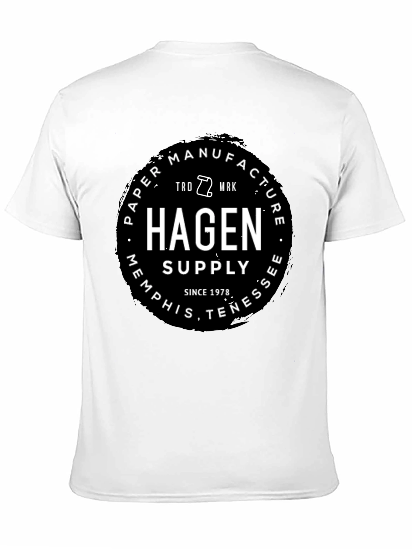 Hagen Paper Manufacture Black T-Shirt