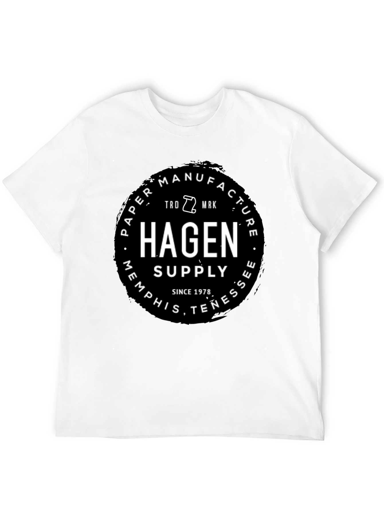Hagen Paper Manufacture Black T-Shirt