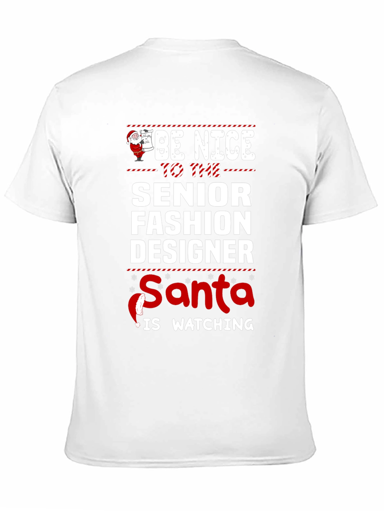Senior Fashion Designer Santa Christmas T-Shirt