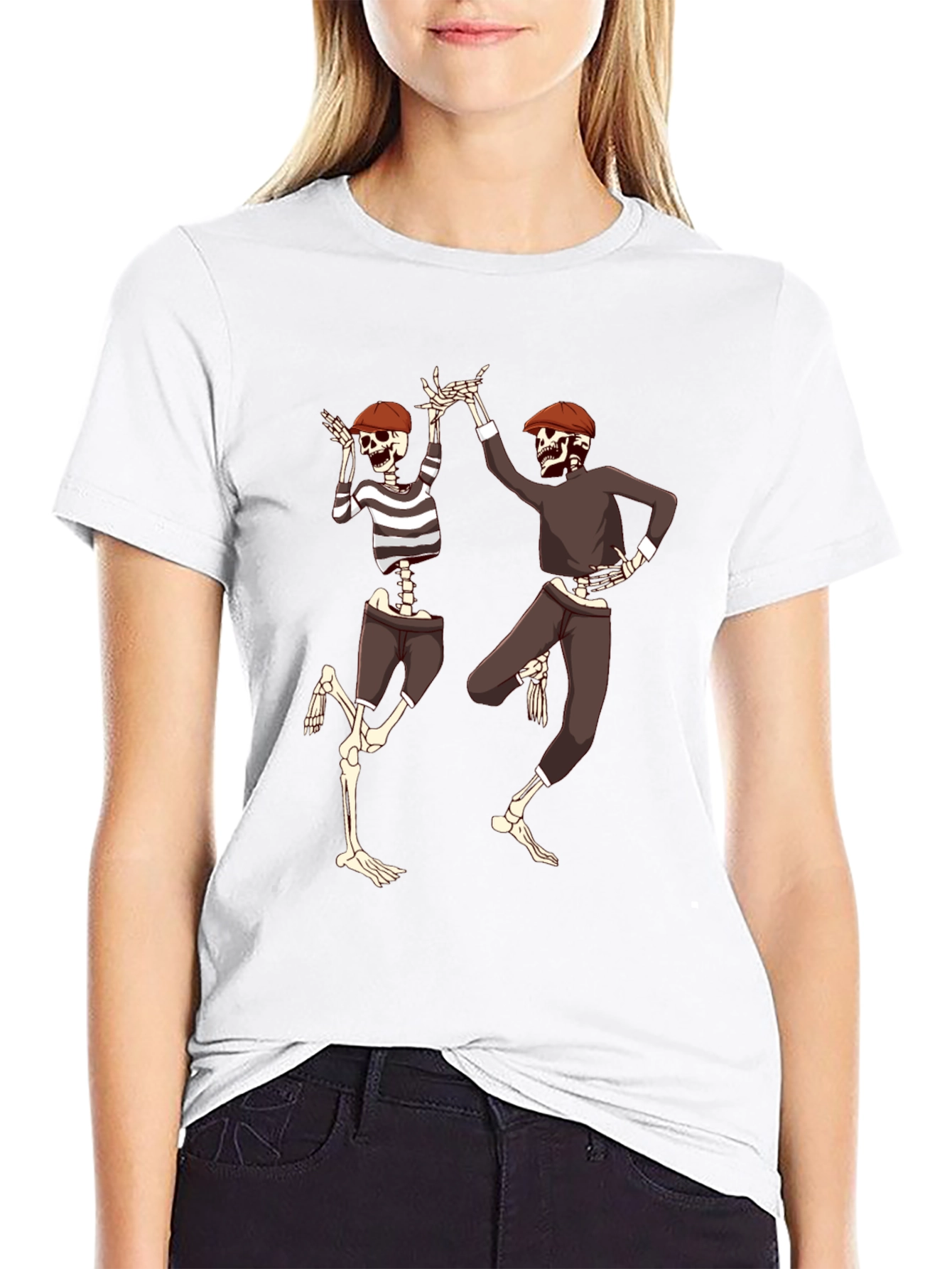 Dancing Skeletons Graphic Tee