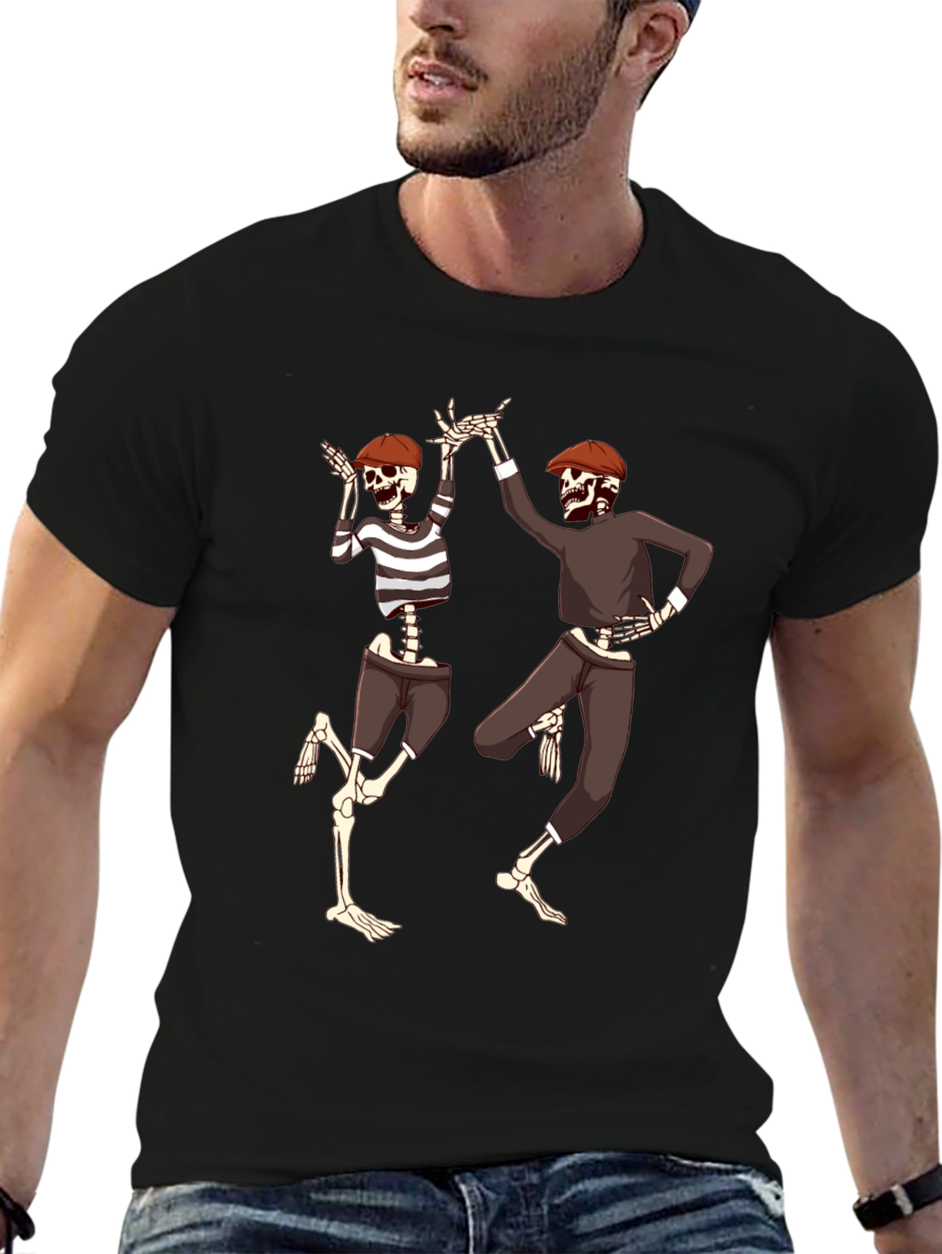 Dancing Skeletons Graphic Tee