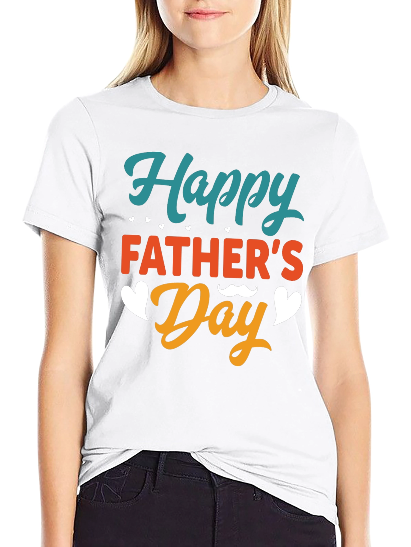 Happy Fathers Day Black T-Shirt