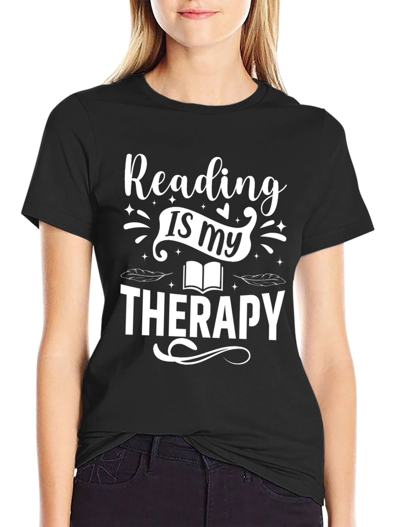 Reading Is My Therapy T-Shirt