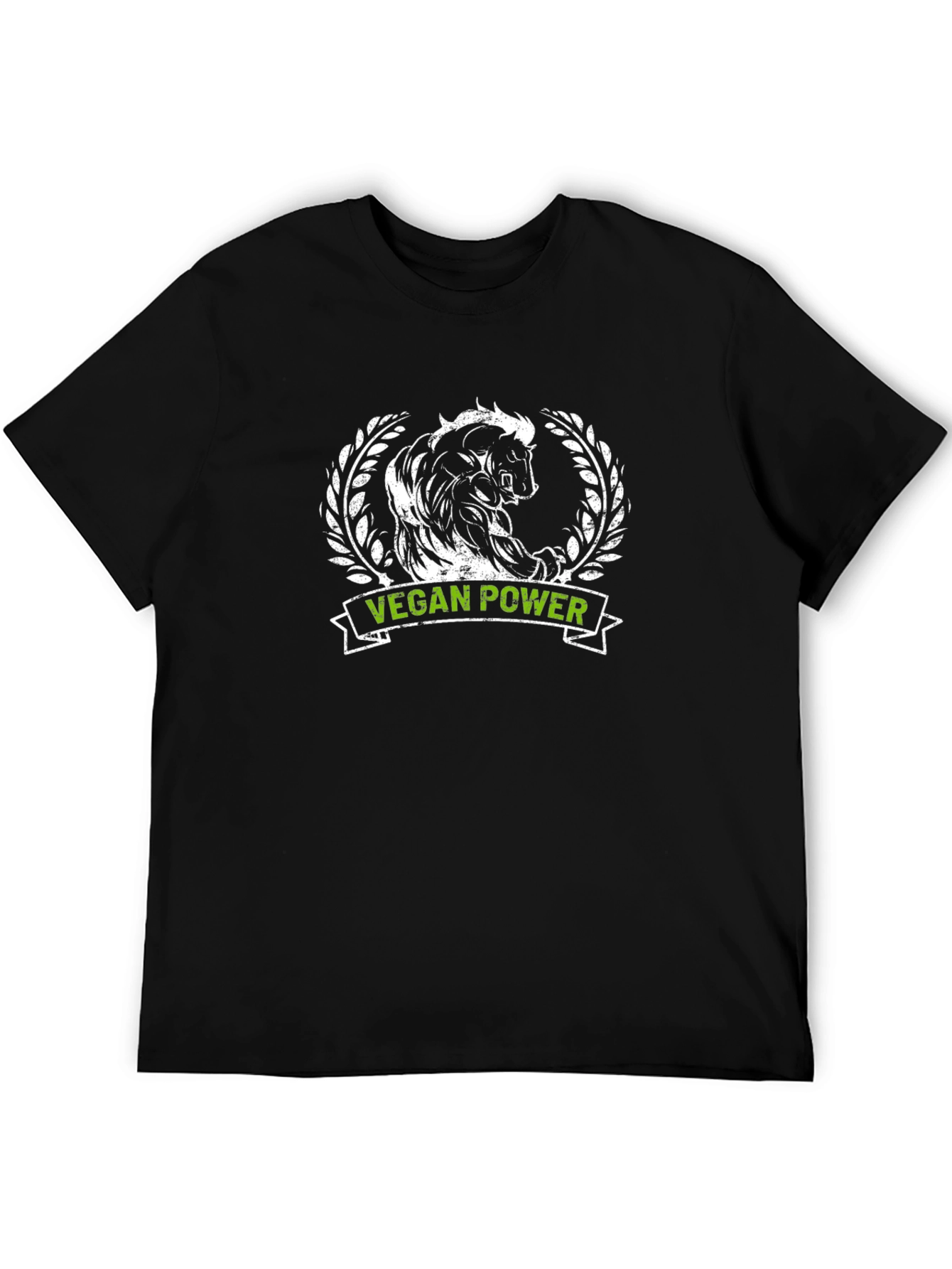 Vegan Power Bull T-Shirt - Animal Rights Activist Tee