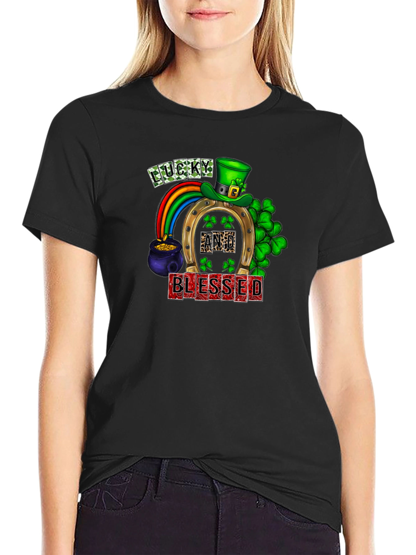Lucky and Blessed St. Patricks Day T-Shirt