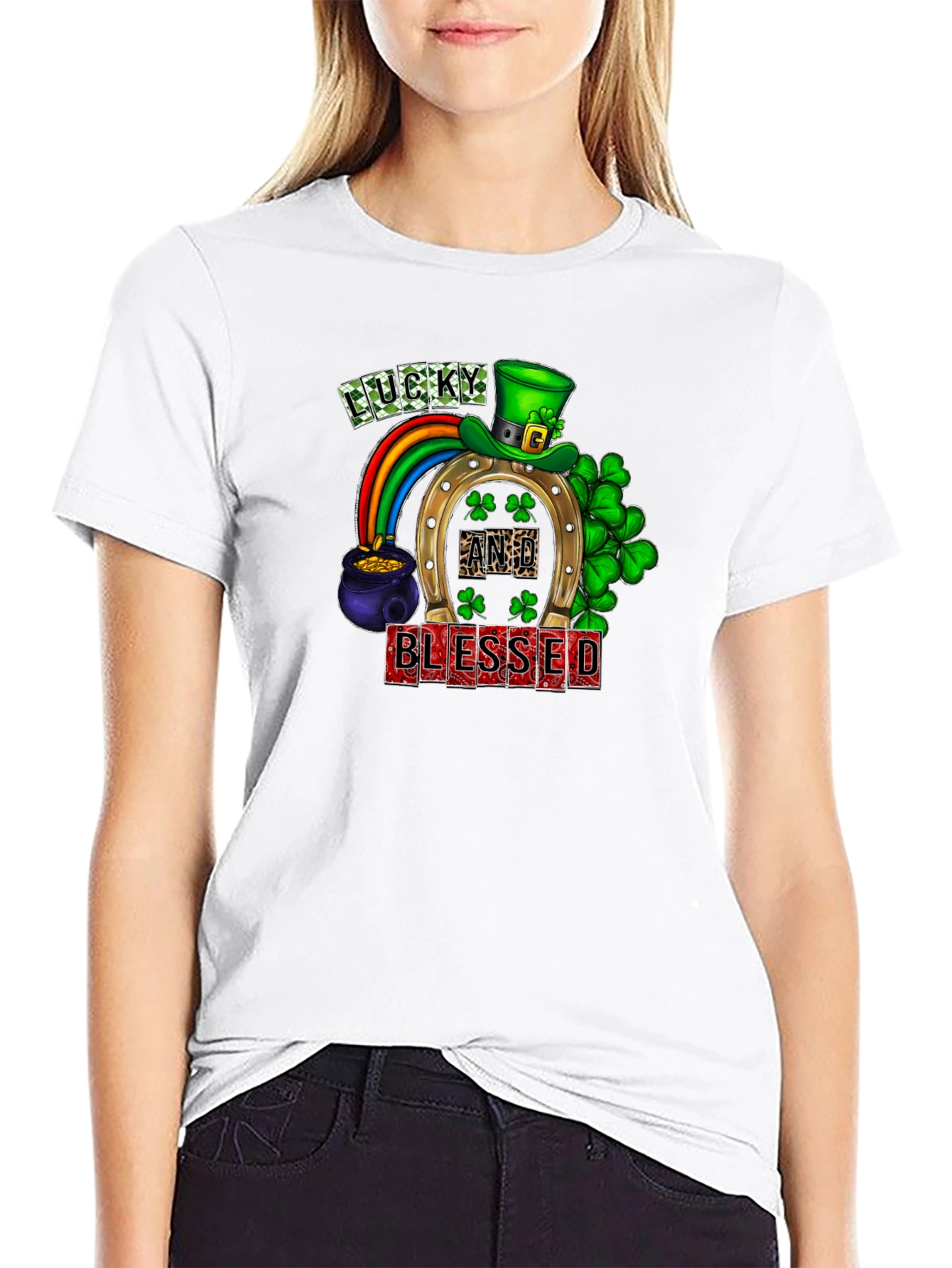Lucky and Blessed St. Patricks Day T-Shirt