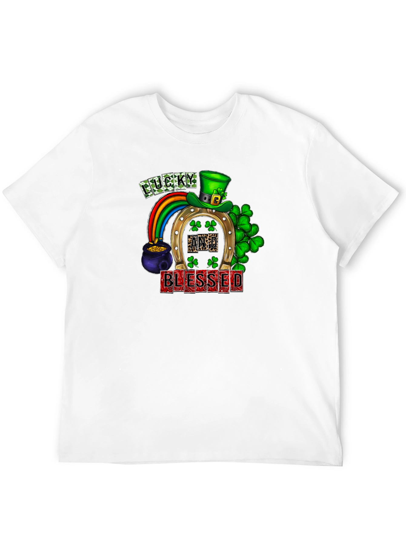 Lucky and Blessed St. Patricks Day T-Shirt