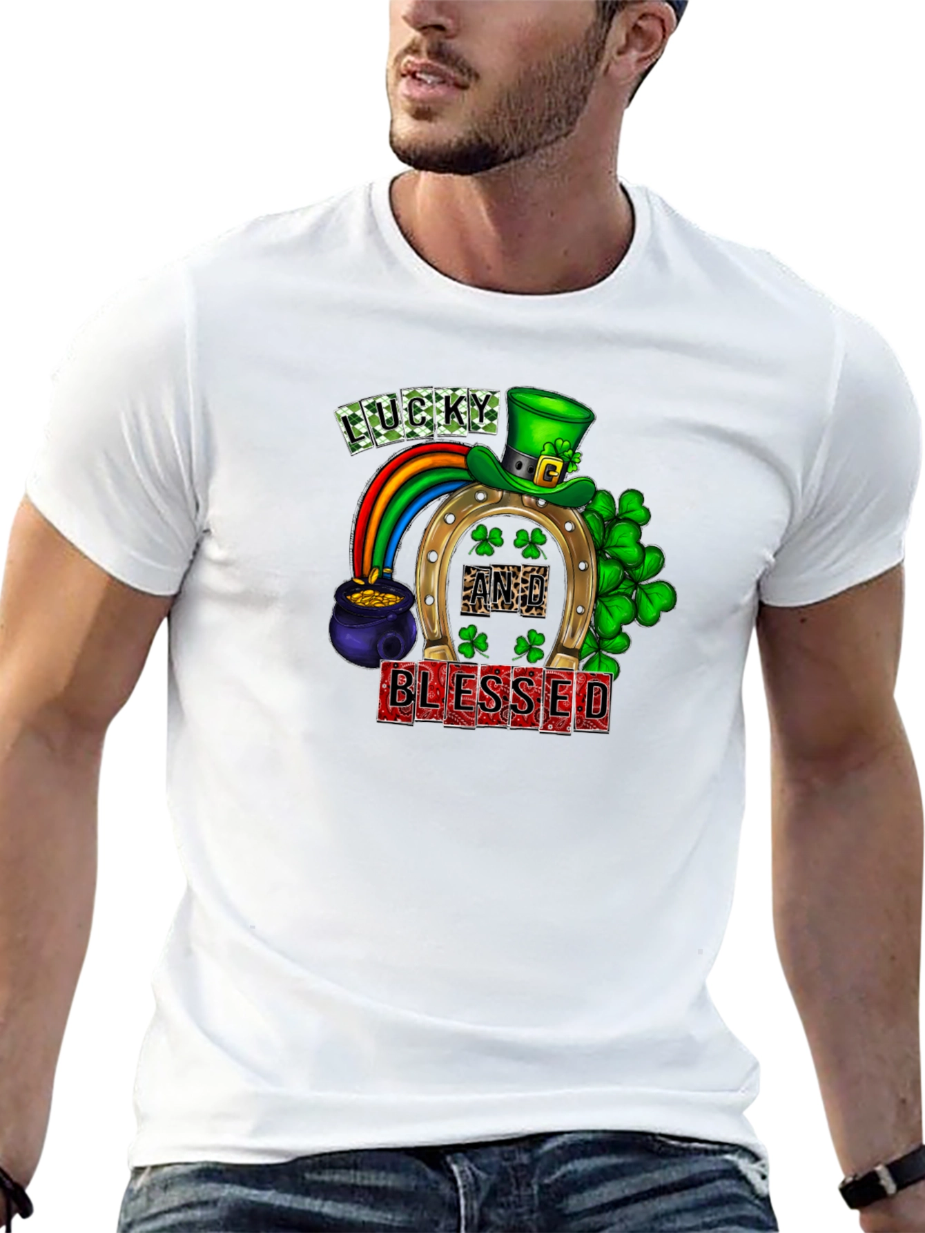 Lucky and Blessed St. Patricks Day T-Shirt