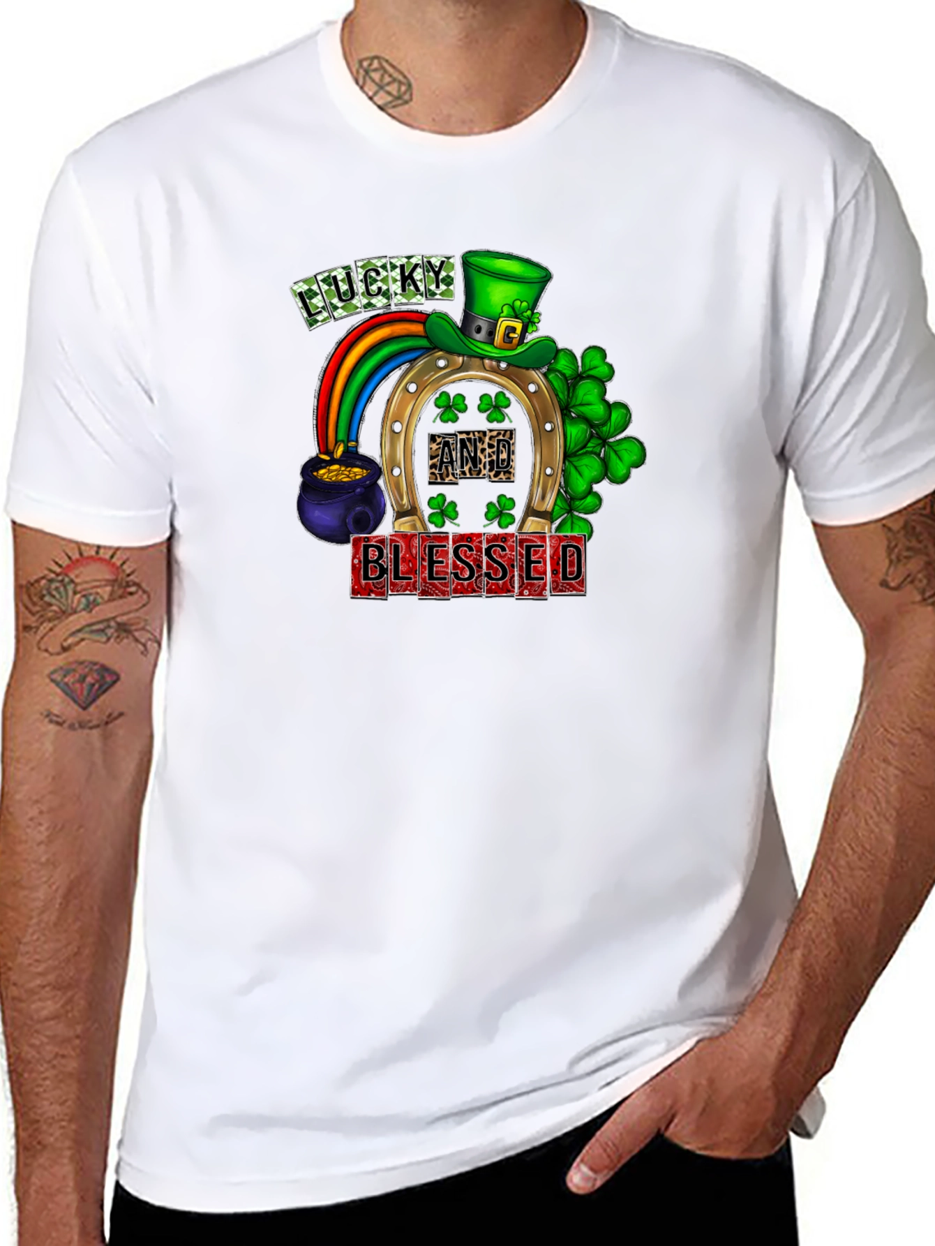 Lucky and Blessed St. Patricks Day T-Shirt