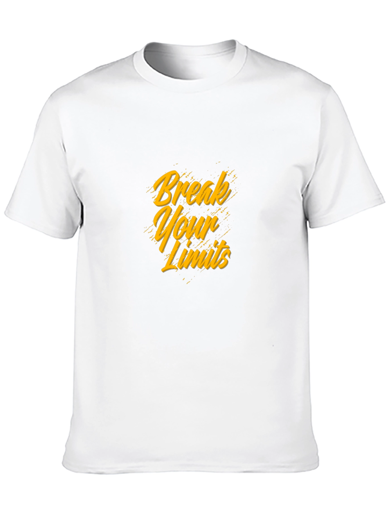 Break Your Limits Black Graphic Tee