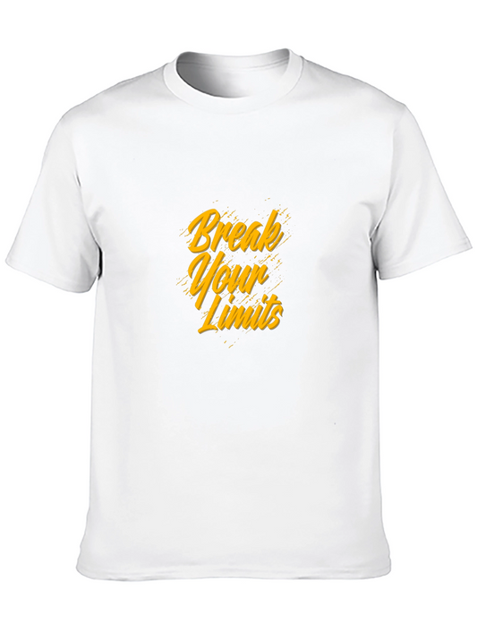 Break Your Limits Black Graphic Tee