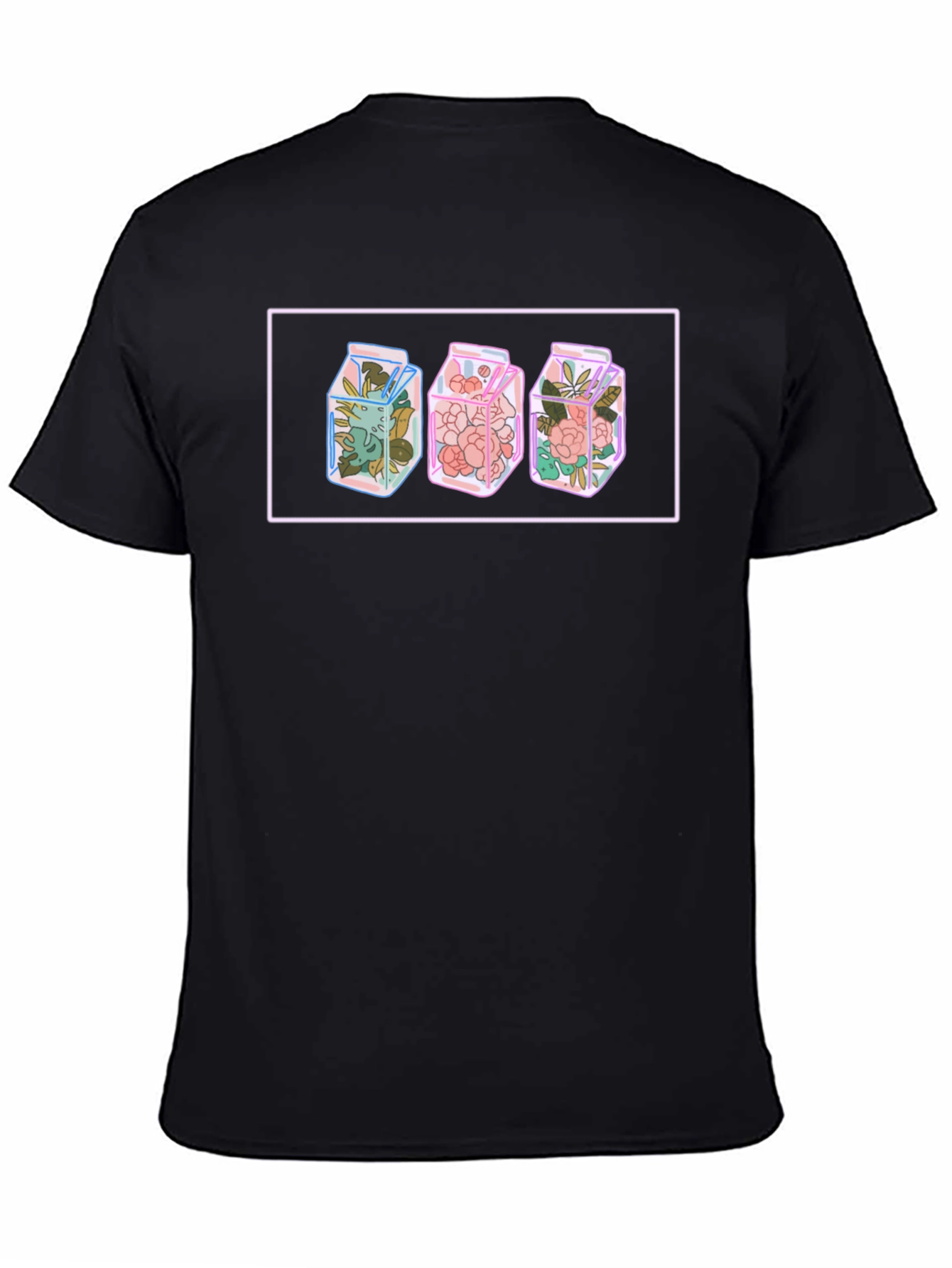 Floral Milk Carton Graphic Tee