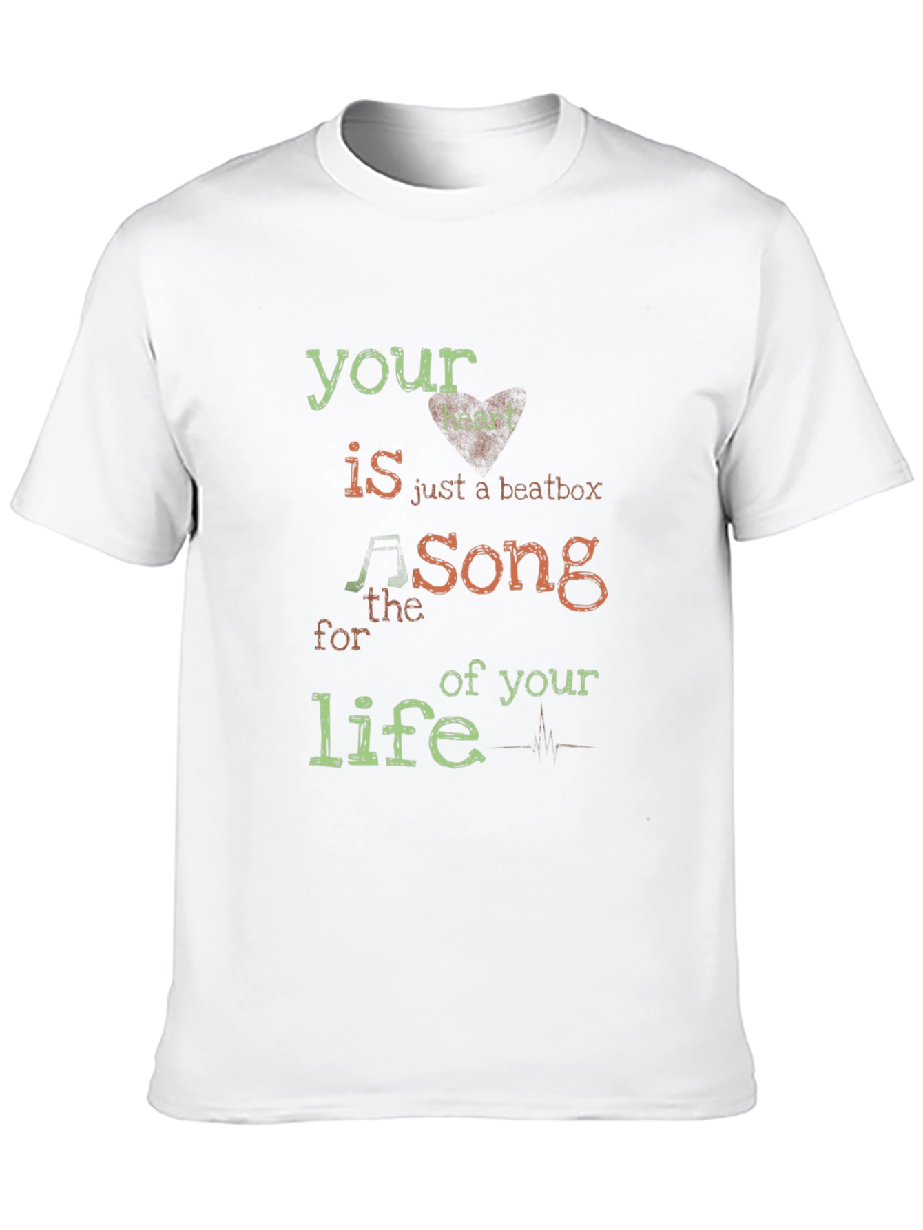 Your Heart is a Beatbox Black Graphic Tee