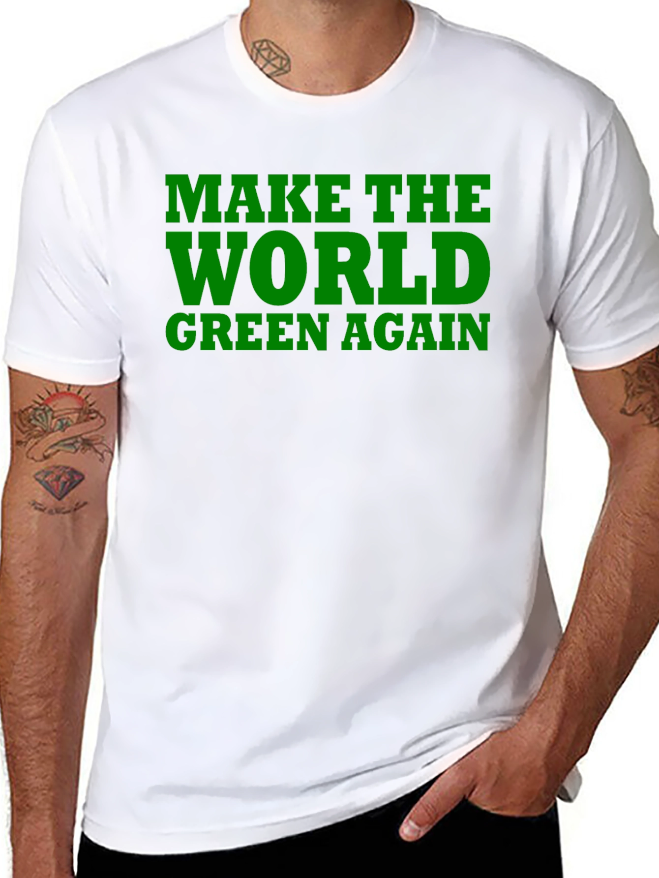 Make the World Green Again Black T-Shirt