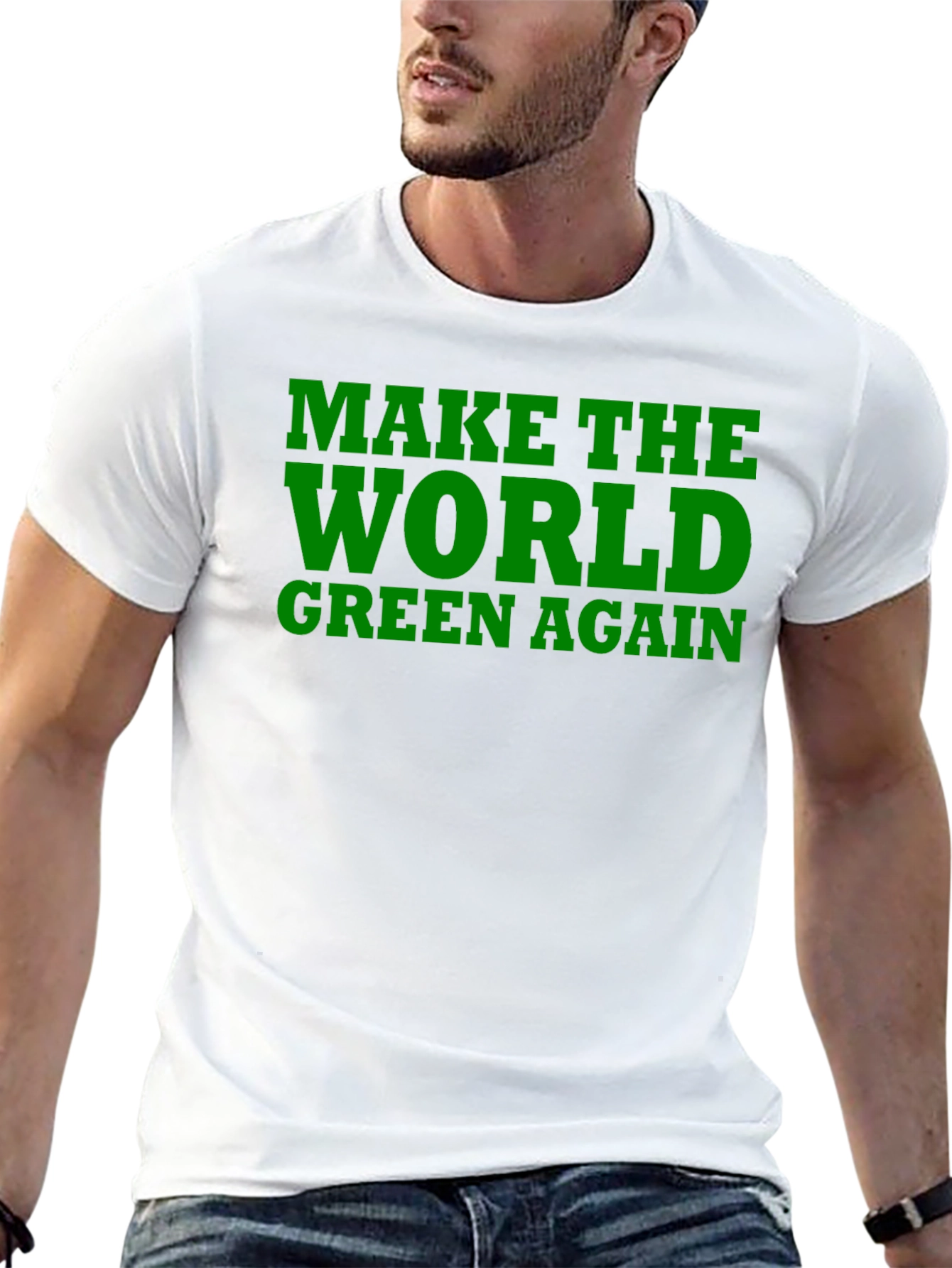 Make the World Green Again Black T-Shirt