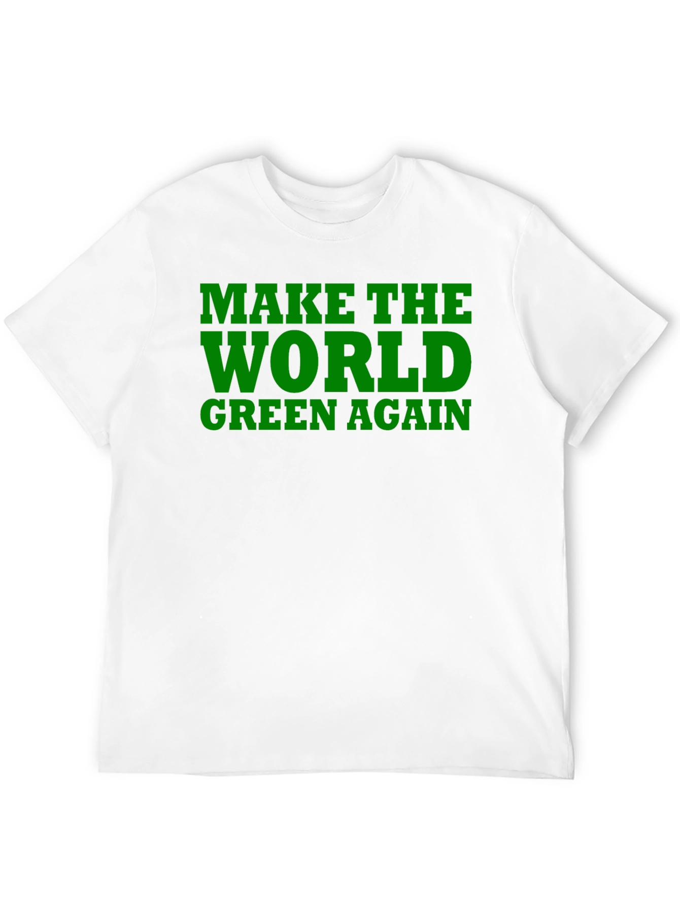 Make the World Green Again Black T-Shirt