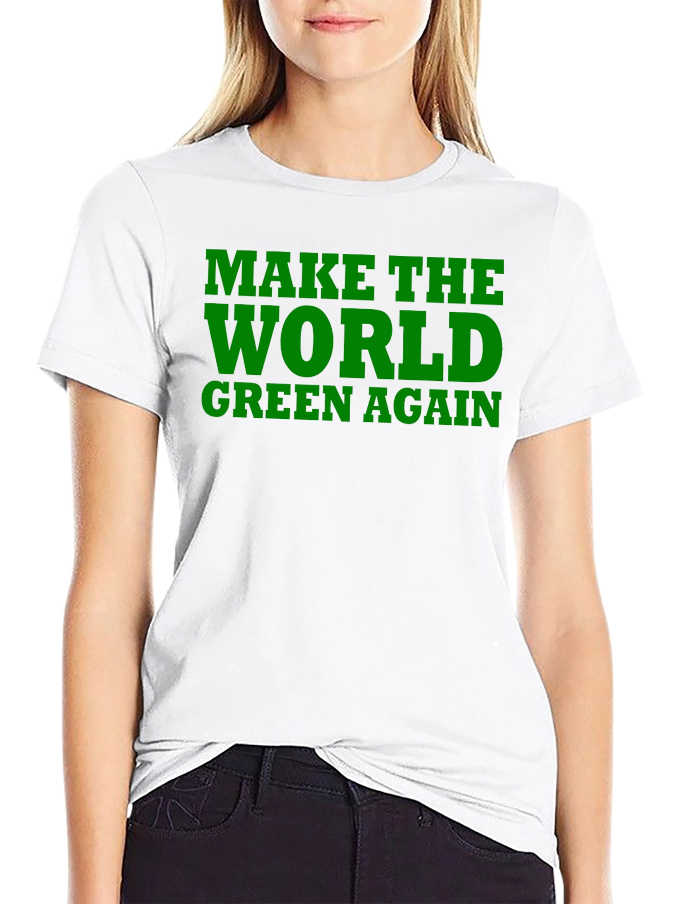 Make the World Green Again Black T-Shirt