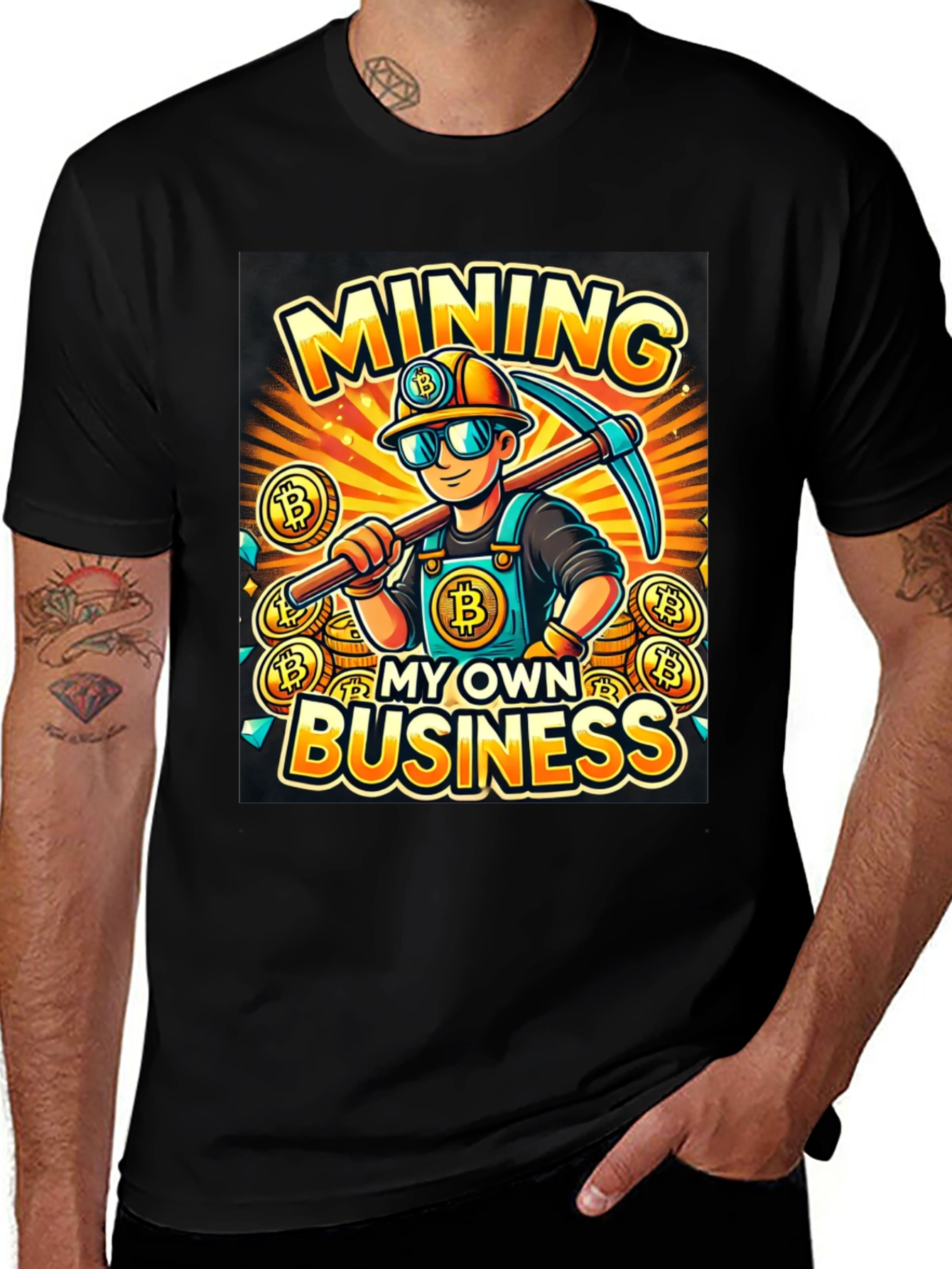 Bitcoin Miner T-Shirt - Crypto Business