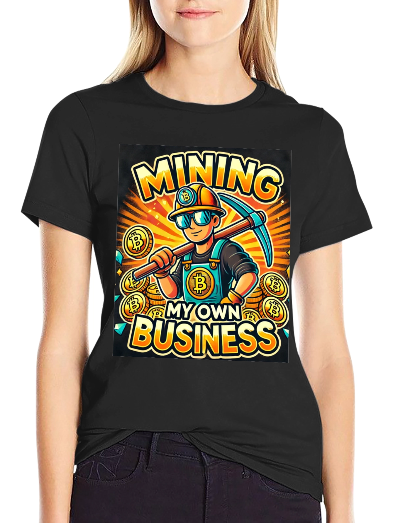 Bitcoin Miner T-Shirt - Crypto Business