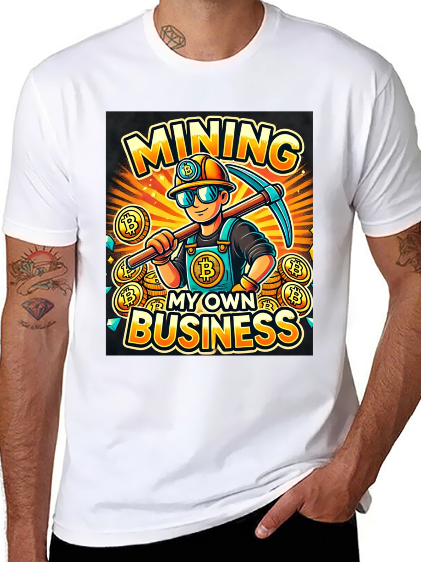 Bitcoin Miner T-Shirt - Crypto Business