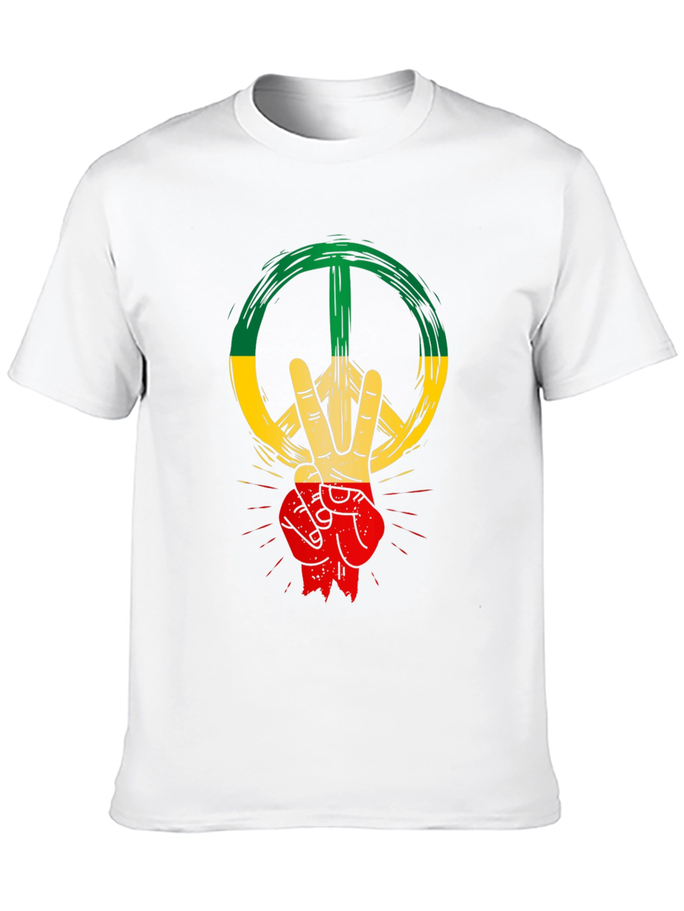 Rasta Peace Sign T-Shirt