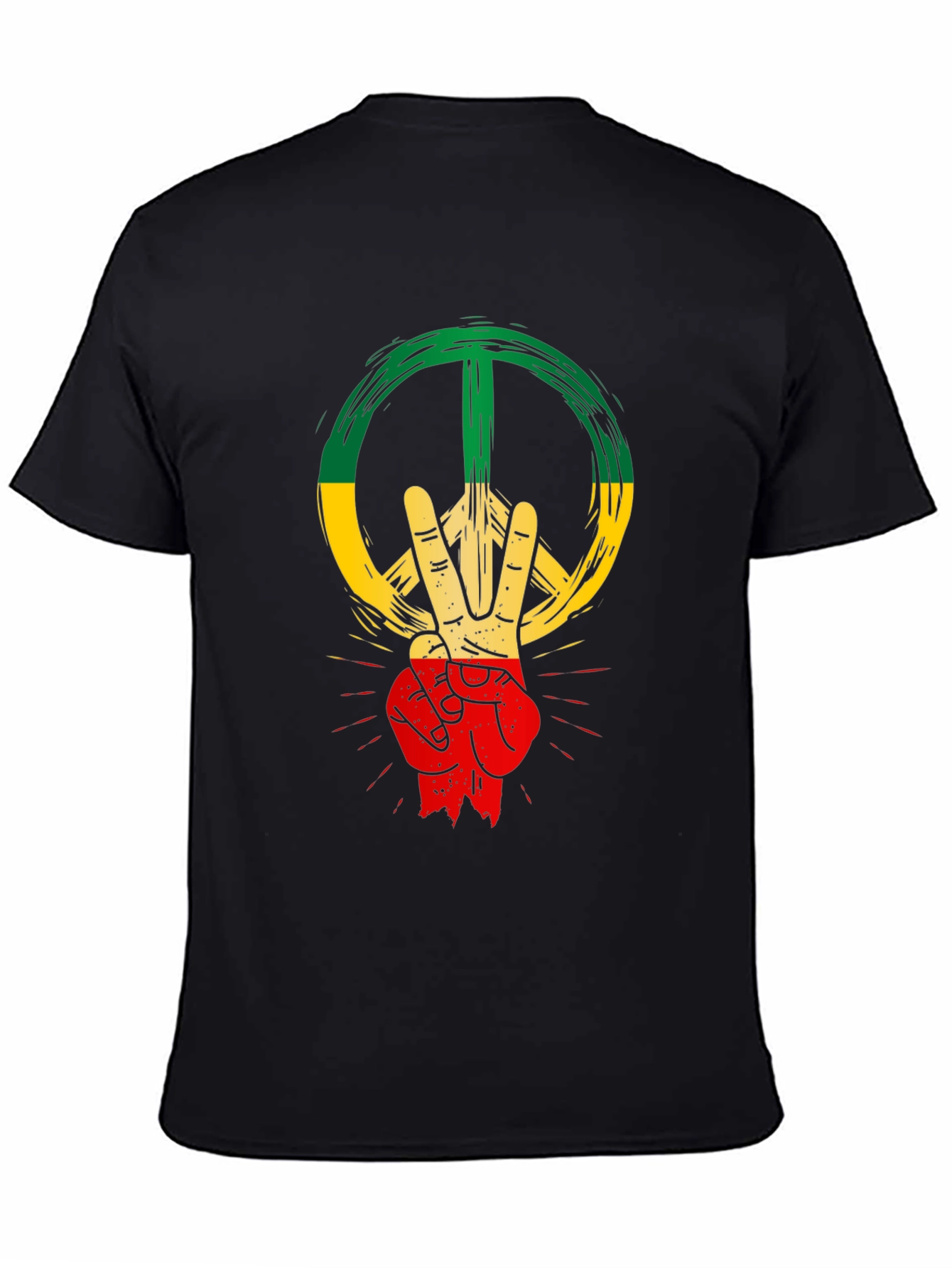 Rasta Peace Sign T-Shirt