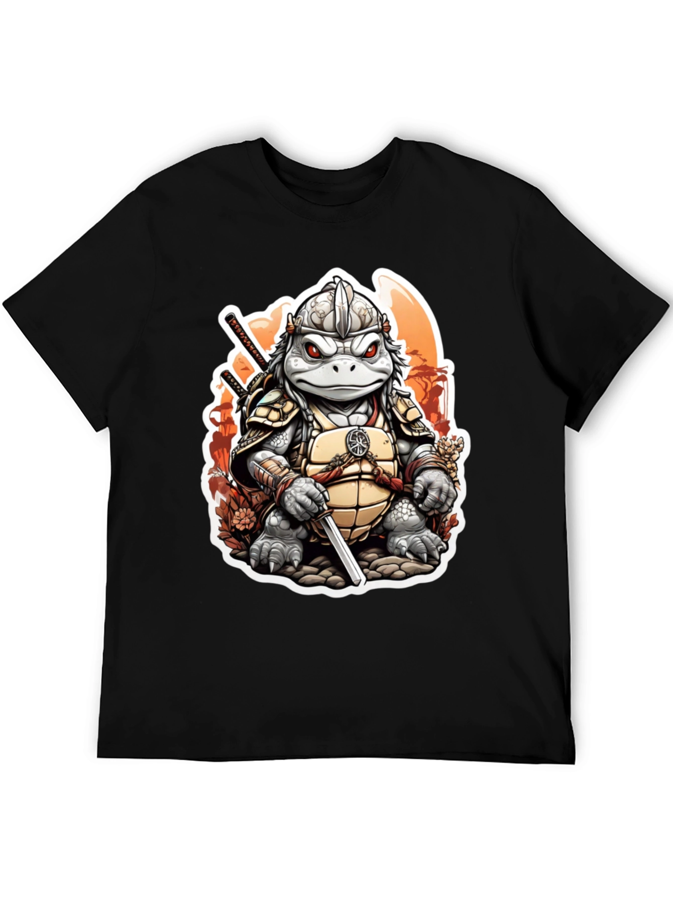 Turtle Samurai Graphic Tee - Ninja Warrior Style
