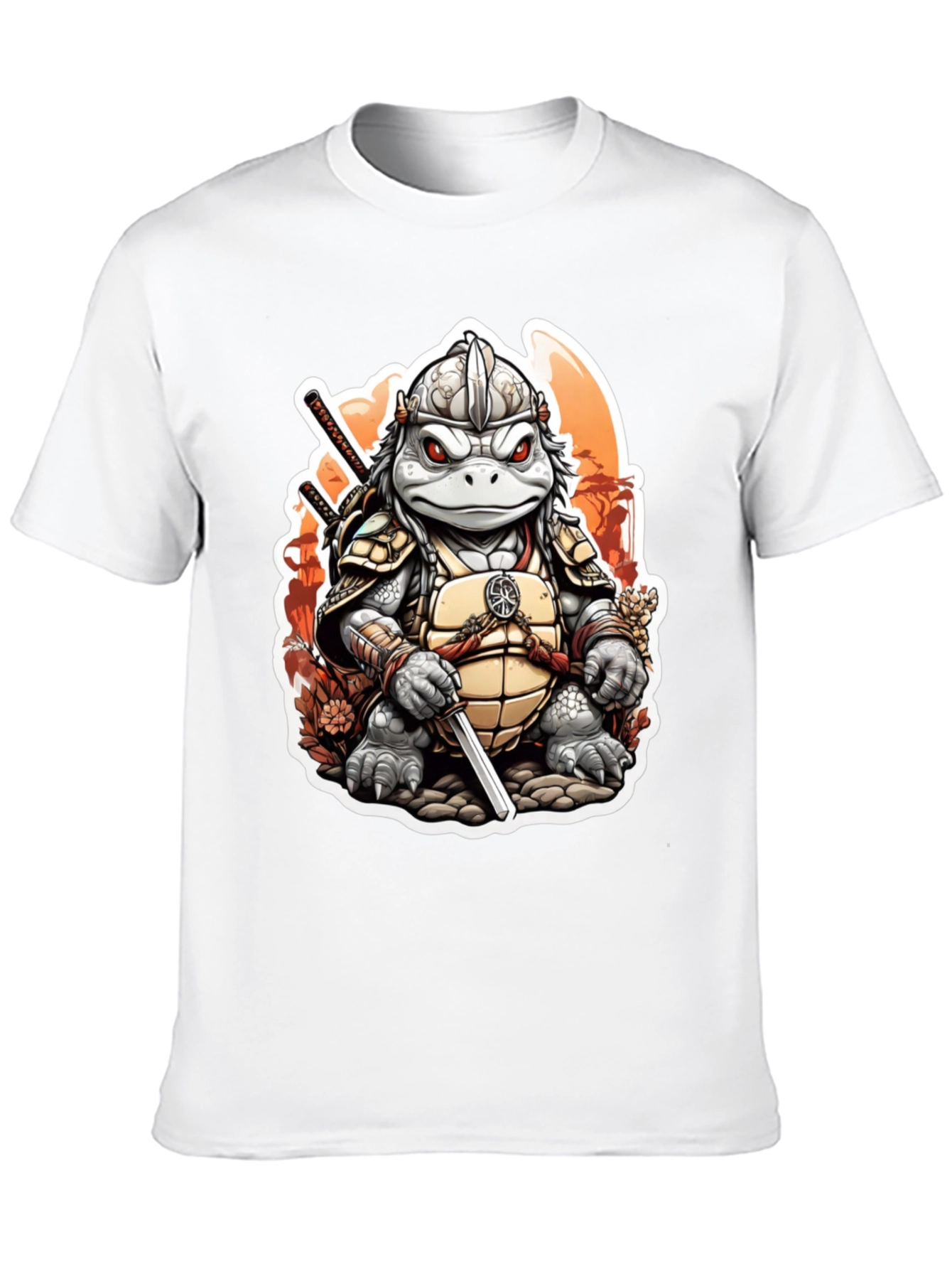 Turtle Samurai Graphic Tee - Ninja Warrior Style