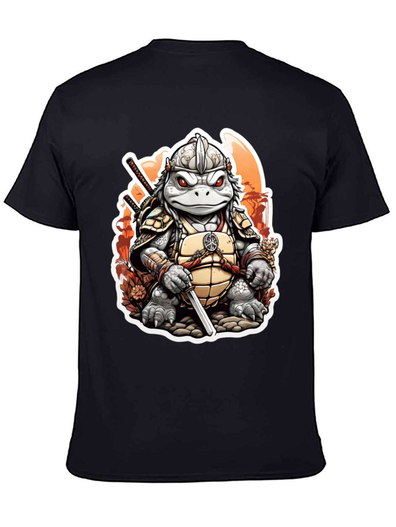 Turtle Samurai Graphic Tee - Ninja Warrior Style