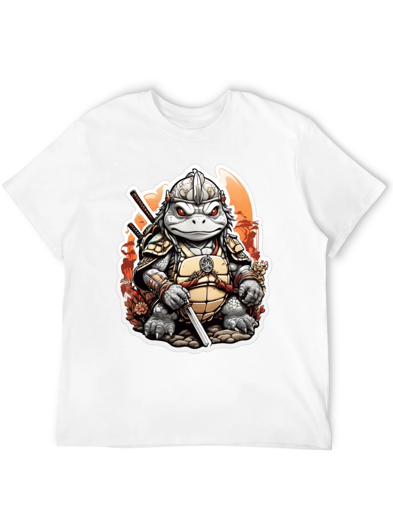 Turtle Samurai Graphic Tee - Ninja Warrior Style