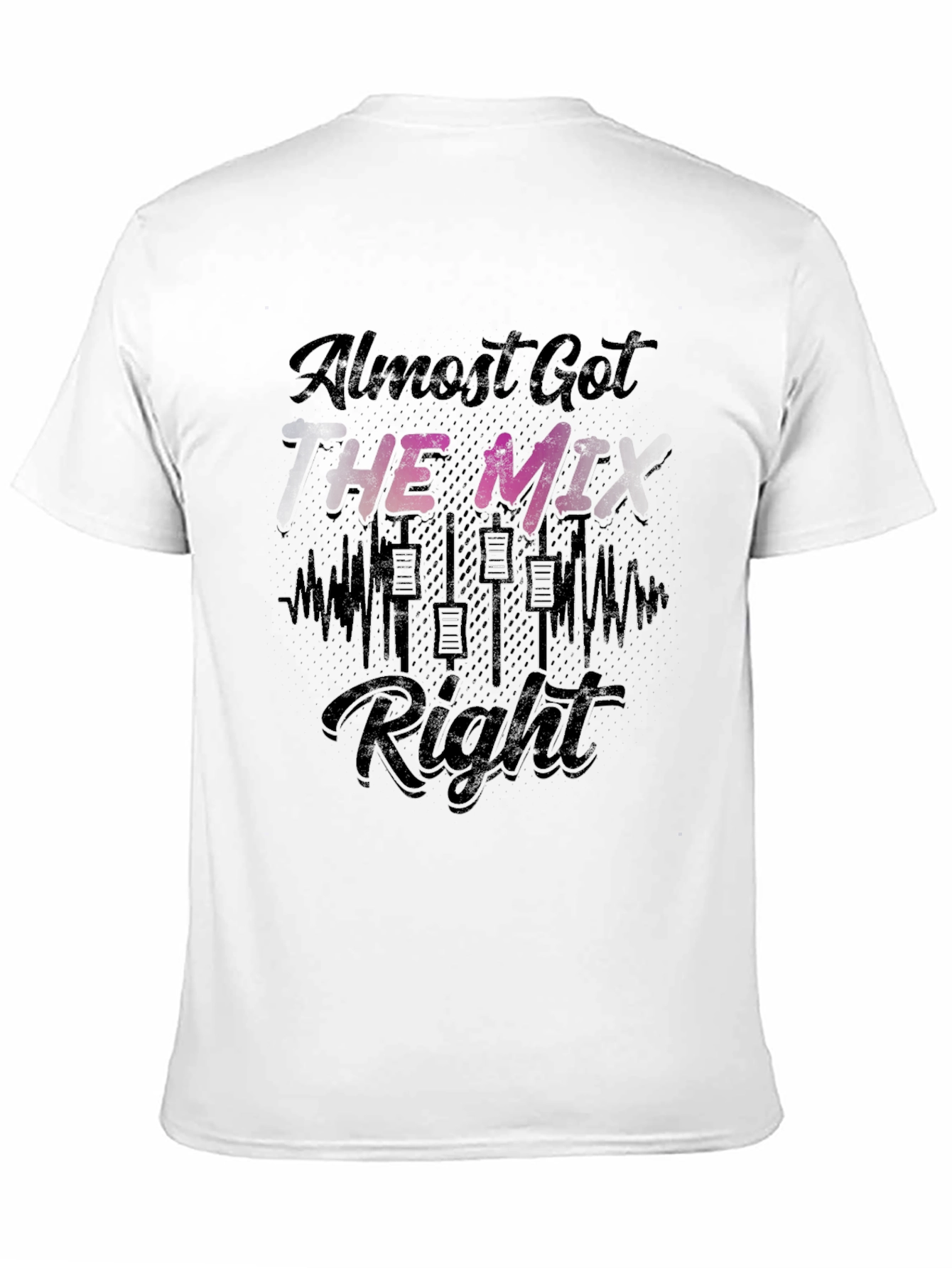 Almost Got the Mix Right T-Shirt - Black