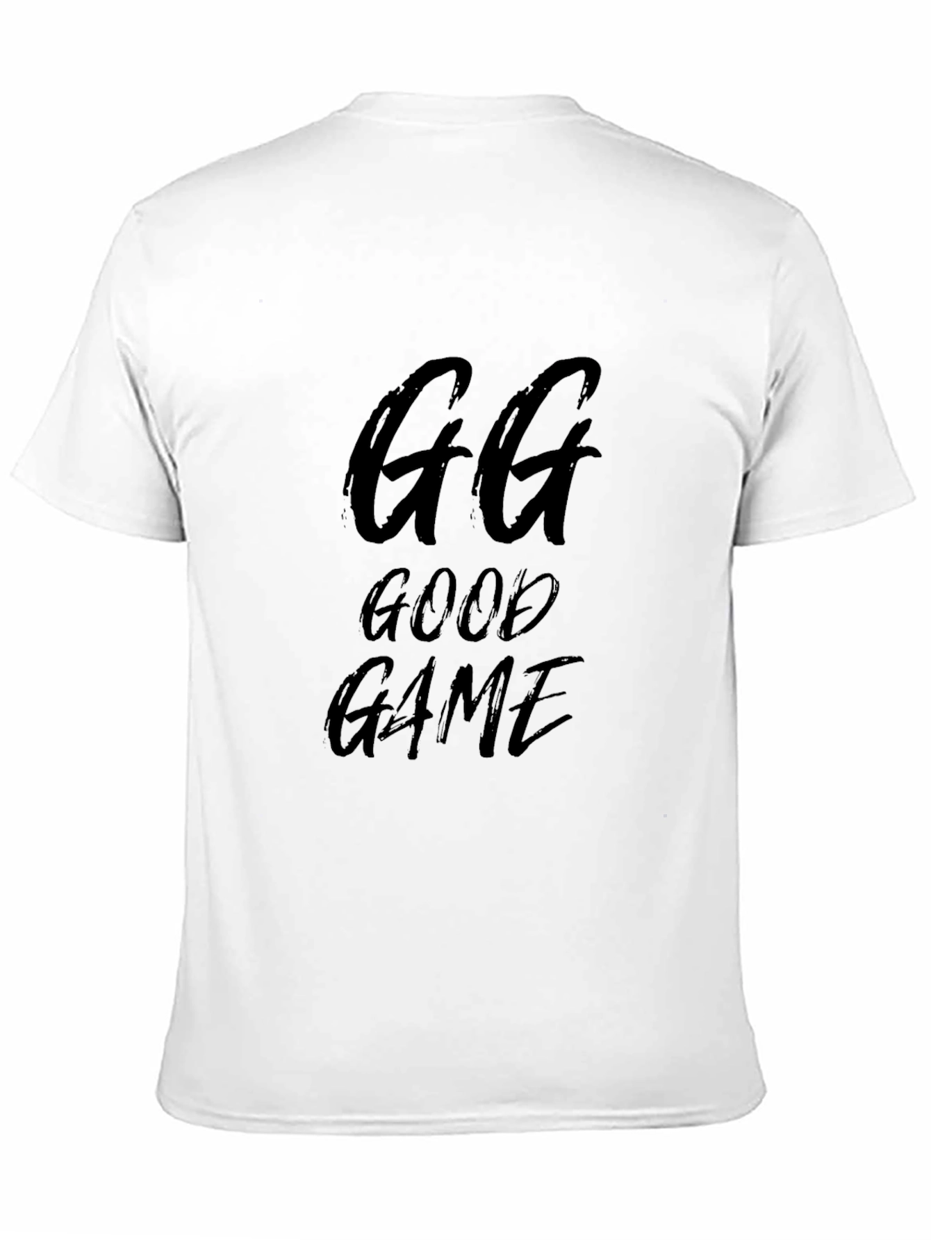 GG Good Game Black Graphic Tee for Men