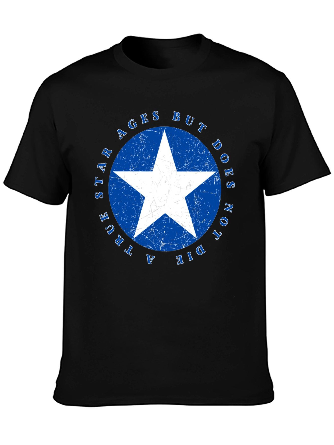 True Star Never Ages Black T-Shirt