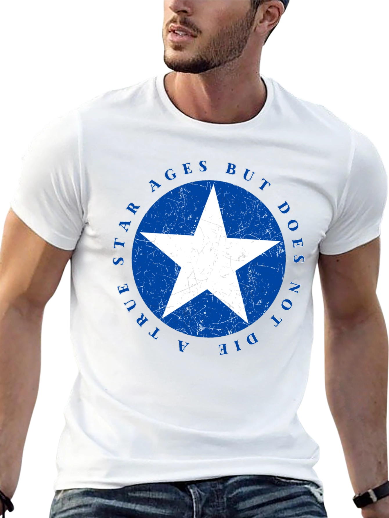True Star Never Ages Black T-Shirt
